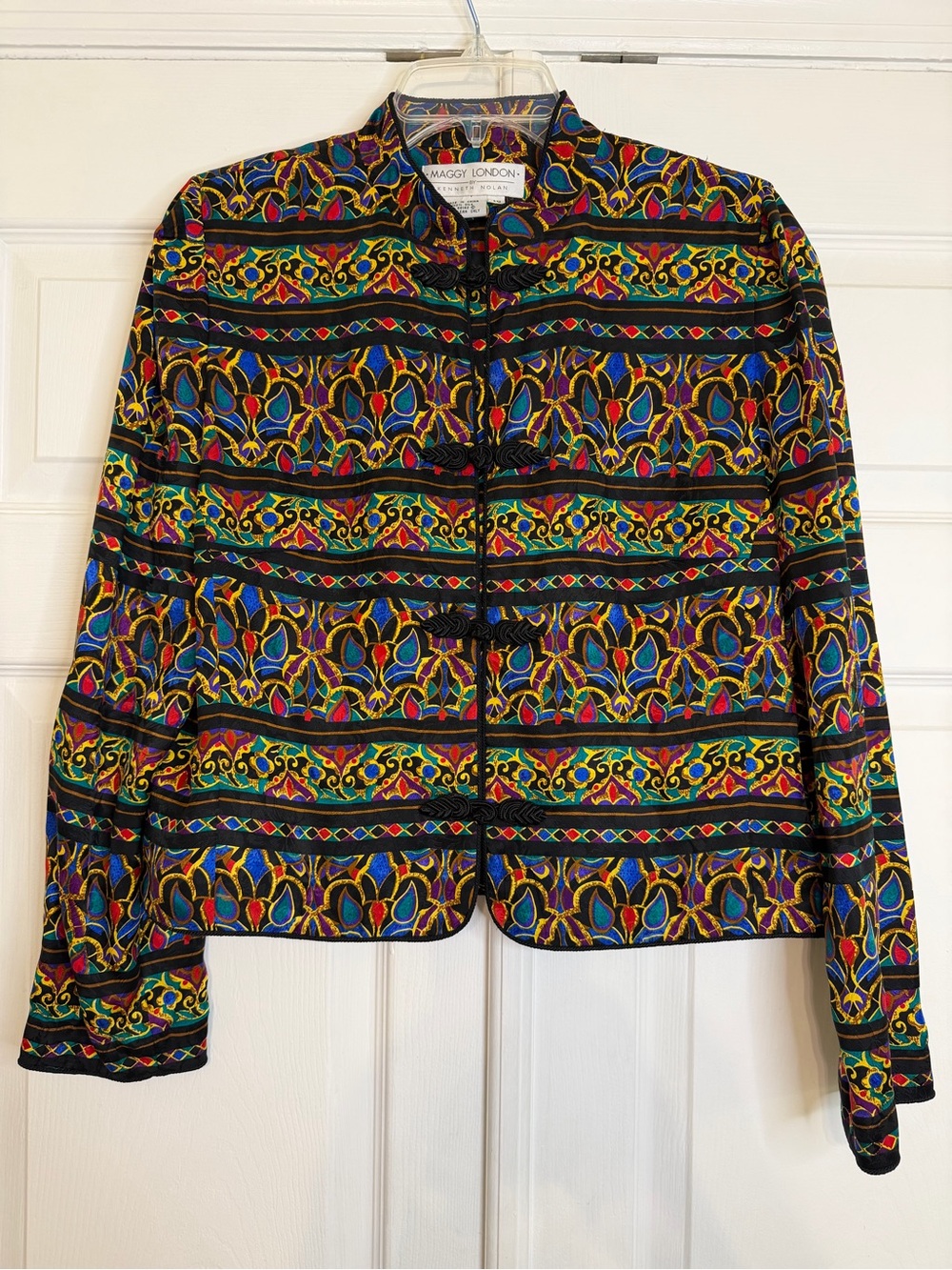 Maggy London Multicolor Silk Womens  Jacket